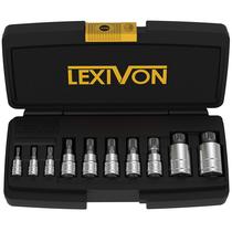 Conjunto de soquetes LEXIVON XZN Triple Square Spline de 10 peças LX-145 Conjunto de soquetes LEXIVON XZN Triple Square Spline de 10 peças LX-145