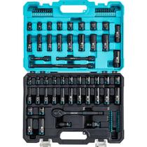 Conjunto de soquetes LIBRATON 3/8" Drive 90 unidades SAE e Metric