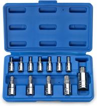 Conjunto de soquetes Neiko 10086A 6 pontos Torx Plus 12 peças