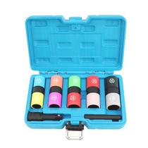 Conjunto de Soquetes para Porcas de Roda DPTOOL 1/2" Encaixe Métrico de 6 Pontas