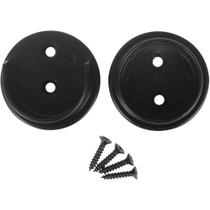 Conjunto de soquetes Pole Stone Harbor Hardware Matte Black 2 Holes Conjunto de soquetes Pole Stone Harbor Hardware Matte Black 2 Holes