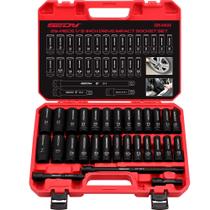 Conjunto de soquetes SEDY de 29 peças 1/2 Drive Impact SAE 3/8-1" Metric 10-24 mm
