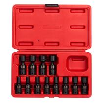 Conjunto de soquetes Sunex Tools 1814 1/4" Drive Universal de 12 peças