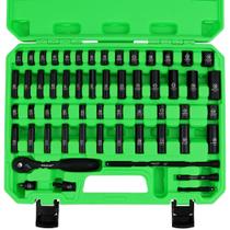 Conjunto de soquetes SWANLAKE 1/4 Drive Impact 56 peças SAE 5/32-9/16" Conjunto de soquetes SWANLAKE 1/4 Drive Impact 56 peças SAE 5/32-9/16"