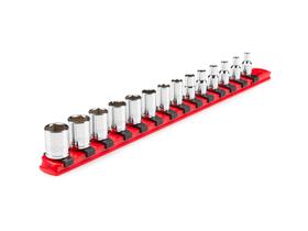 Conjunto de soquetes TEKTON SHD90111, unidade de 1/4", 6 pontos, 14 peças Conjunto de soquetes TEKTON SHD90111, unidade de 1/4", 6 pontos, 14 peças