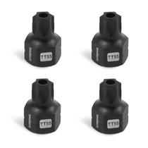 Conjunto de soquetes toolant TT55 Impact Torx 3/8" Drive 4PCS S2 Steel