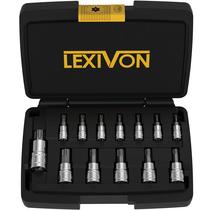 Conjunto de soquetes Torx Bit LEXIVON Star T8 de 13 peças - T60 LX-143