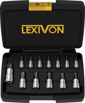 Conjunto de soquetes Torx Bit LEXIVON Tamper Proof de 13 peças LX-146