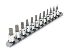 Conjunto de soquetes Torx Bit TEKTON 3/8" Drive de 12 peças (T10-T60) Conjunto de soquetes Torx Bit TEKTON 3/8" Drive de 12 peças (T10-T60)