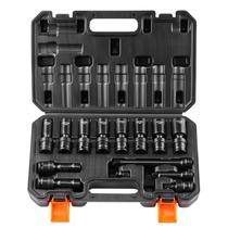 Conjunto de soquetes VEVOR 14PCS Universal Impact 3/8 Drive 10-19mm Conjunto de soquetes VEVOR 14PCS Universal Impact 3/8 Drive 10-19mm