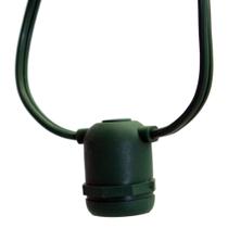 Conjunto de soquetes Vickerman 24 E26 de base média, fio verde de 48'