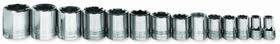 Conjunto de Soquetes Williams WSS-814RC de 14 Peças com 8 Pontos Conjunto de Soquetes Williams WSS-814RC de 14 Peças com 8 Pontos