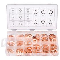 Conjunto de sortimento de lavadoras de cobre Toolwiz 150PCS 15 tamanhos