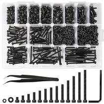 Conjunto de sortimento de parafusos K Kwokker 1023PCS Metric M3 de 4 mm a 40 mm