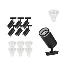 Conjunto De Spots LED GU10 De Alta Focale Para Trilho De Iluminação De Teto Interno, Estúdio