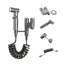 Conjunto De Spray Bidê Portátil De Alta Pressão Com Dupla Saída Para Limpeza De Banheiro E Ducha