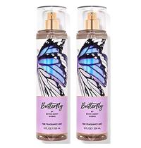 Conjunto de spray corporal Perfume Bath & Body Works Butterfly 2x250ml