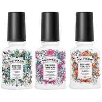 Conjunto de spray de toalete Poo-Pourri Vanilla Mint, Vanilla Petals & Santal e Peaches & Cream 60mL Conjunto de spray de toalete Poo-Pourri Vanilla Mint, Vanilla Petals & Santal e Peaches & Cream 60mL