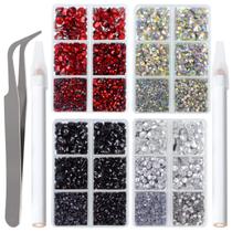 Conjunto de strass LPBeads Hotfix 10.000 unidades com pinça e caneta