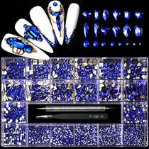 Conjunto de strass Nail Art Yzzseven 600 diamantes +2500 strass