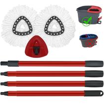 Conjunto de substituição de esfregões do sistema Cedar EasyWring Spin Mop