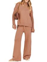 Conjunto de Suéter e Calça Caracilia - Pulôver Feminino de Malha Conjunto de Suéter e Calça Caracilia - Pulôver Feminino de Malha