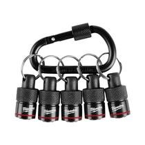 Conjunto De Suporte De Bits Portátil Milwaukee Reforçado Com Mosquetão, 5 Peças, Organizador De Conjunto De Suporte De Bits Portátil Milwaukee Reforçado Com Mosquetão, 5 Peças, Organizador De