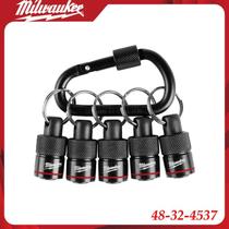 Conjunto De Suporte De Bits Portátil Milwaukee Reforçado Com Mosquetão, 5 Peças, Organizador De Conjunto De Suporte De Bits Portátil Milwaukee Reforçado Com Mosquetão, 5 Peças, Organizador De