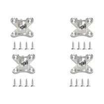 Conjunto De Suporte De Canto Em Liga De Zinco, Conector Removível Para Pranchas Com Parafusos, 10,