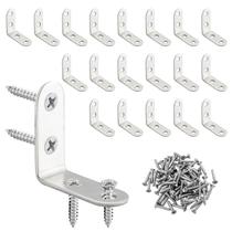 Conjunto de suportes de canto com suporte em L Home Master Hardware, 20 unidades