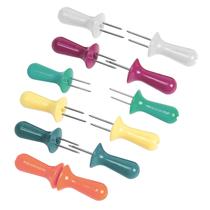 Conjunto de suportes de milho Zyliss Metal Skewers, aço inoxidável, 8 unidades Conjunto de suportes de milho Zyliss Metal Skewers, aço inoxidável, 8 unidades