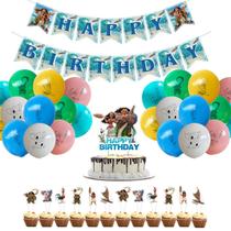 Conjunto de suprimentos de festa para festa de aniversário temática infantil - 56 peças