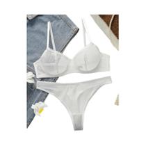 Conjunto De Sutiã E Calcinha Sexy Com Renda Para Mulheres, Confortável E Respirável, Com Aro De Aço Conjunto De Sutiã E Calcinha Sexy Com Renda Para Mulheres, Confortável E Respirável, Com Aro De Aço