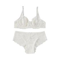 Conjunto De Sutiã E Calcinha Sexy Em Renda Para Mulheres, Ultra-fino, Com Bojo E Arame, Tamanhos B/C Conjunto De Sutiã E Calcinha Sexy Em Renda Para Mulheres, Ultra-fino, Com Bojo E Arame, Tamanhos B/C