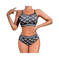 Conjunto De Sutiã Esportivo Sem Costura Para Mulheres, Estilo Coreano, Sem Arame, Calcinha De Alta Conjunto De Sutiã Esportivo Sem Costura Para Mulheres, Estilo Coreano, Sem Arame, Calcinha De Alta