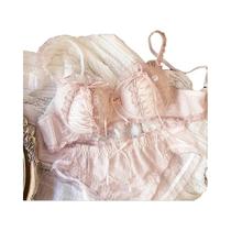 Conjunto De Sutiã Sexy Com Renda Para Mulheres, Sem Arame, Para Seios Pequenos Conjunto De Sutiã Sexy Com Renda Para Mulheres, Sem Arame, Para Seios Pequenos