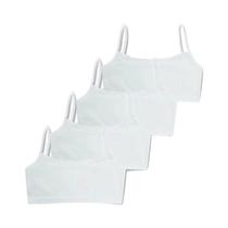 Conjunto De Sutiãs De Treino Em Algodão E Elastano Para Adolescentes (4 Peças) - Roupa Íntima