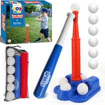 Conjunto de T-Ball Toy Life para Crianças Pequenas com Taco e 6 Bolas