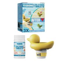 Conjunto de Tablets para Limpeza de Piscina com Dispensador