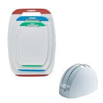 Conjunto De Tábuas De Corte - Antibacteriana - Biju - Neoflam - 4 Peças Branco Conjunto De Tábuas De Corte - Antibacteriana - Biju - Neoflam - 4 Peças Branco