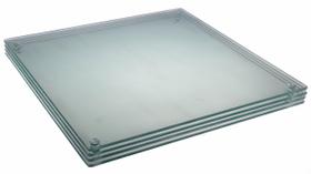 Conjunto de Tábuas de Corte Clever Chef 25x25cm Antiderrapante 4 peças