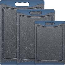 Conjunto de tábuas de corte Empune Plastic Lavável na Máquina de Lavar Louça com Ranhuras de Suco Conjunto de tábuas de corte Empune Plastic Lavável na Máquina de Lavar Louça com Ranhuras de Suco