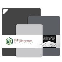 Conjunto de tábuas de corte flexíveis WK, antiderrapantes e livres de BPA Conjunto de tábuas de corte flexíveis WK, antiderrapantes e livres de BPA