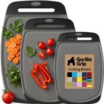 Conjunto de Tábuas de Corte GORILLA GRIP 3 peças Antiderrapantes