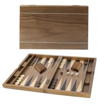 Conjunto de tabuleiro de gamão GSE Games & Sports Expert Wooden
