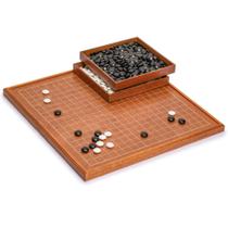 Conjunto de tabuleiro Go Game Yellow Mountain Imports Rosewood 49 cm