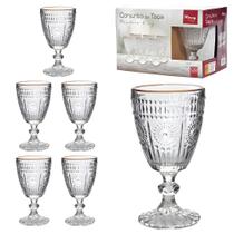 Conjunto de Taça de Vidro Mondoro Jogo com 6 Peças 300ml