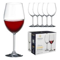 Conjunto De Taças Crystalite Bohemia Vinho 580ml 6 Peças