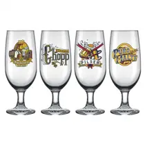 Conjunto de Taças de Cerveja Floripa Nadir 300 ml com 4 Peças