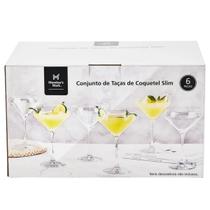 Conjunto de Taças de Coquetel e Drinks Slim Member's Mark 6 Peças Conjunto de Taças de Coquetel e Drinks Slim Member's Mark 6 Peças